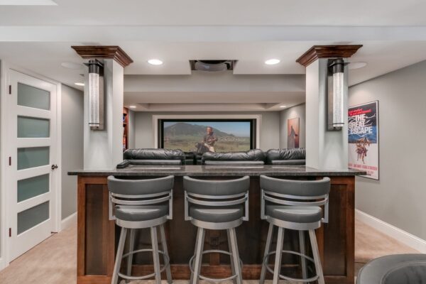 basement remodel | home theater | fbc remodel