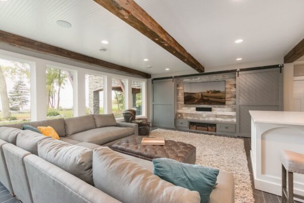lake house basement remodel | movie theater | fbc remodel