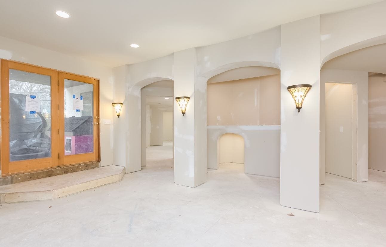 nearly finished basement | diy basement | basement drywall and framing