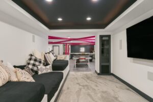 unique modern basement finish | basement ideas for teenagers | fbc remodel