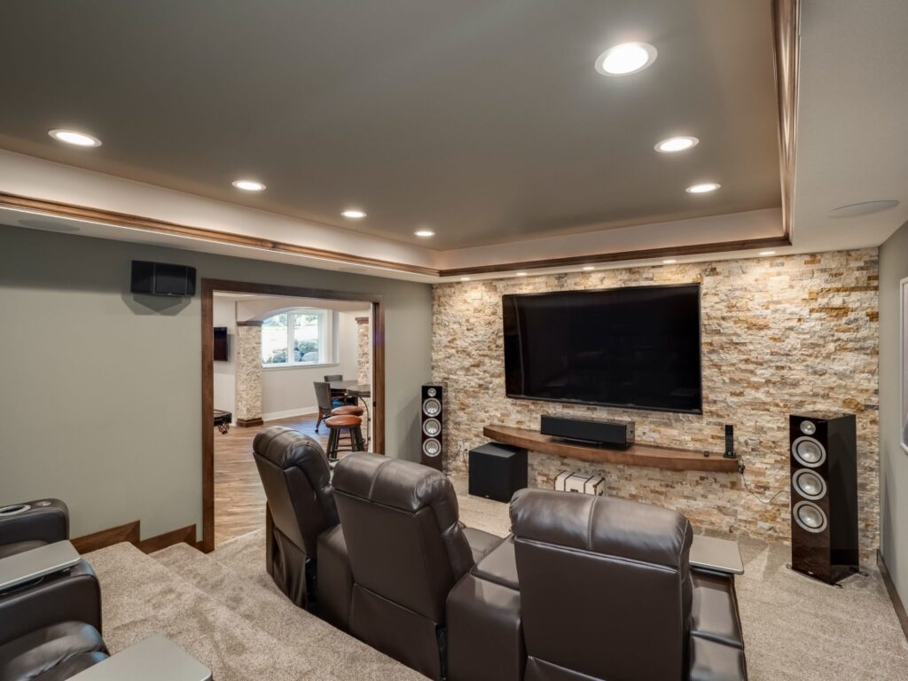 home theater | basement remodel