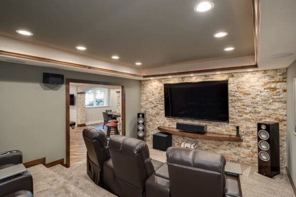 home theater | basement remodel