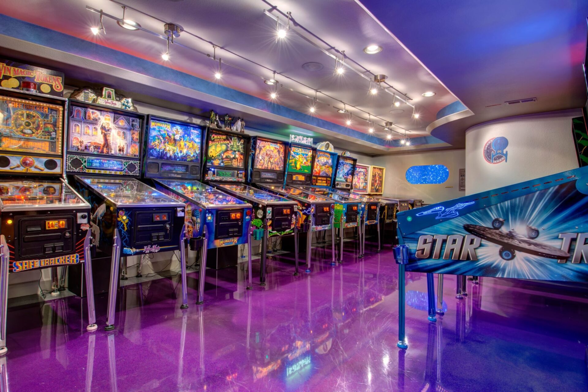 arcade room | game room | custom basement remodeling | fbcremodel