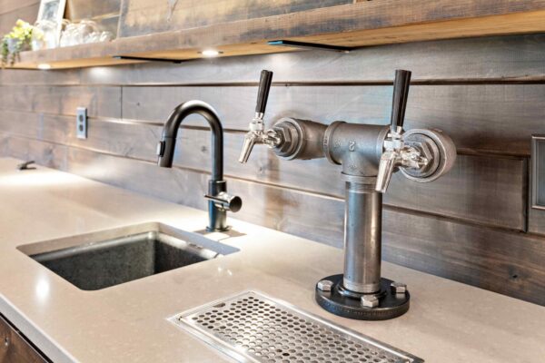 Eclectic Basement Remodel | Wet Bar | Sparkling Water on Tap | FBC Remodel