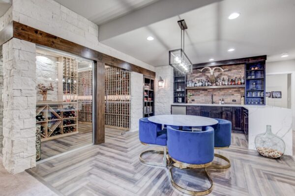Modern Farmhouse Basement Remodel | Wet Bar | Wine Cellar | FBC Remodel