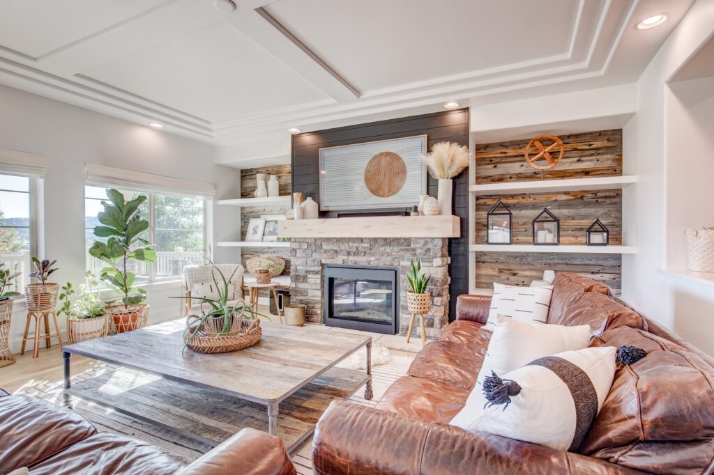 Living Room Mountain Chic Denver