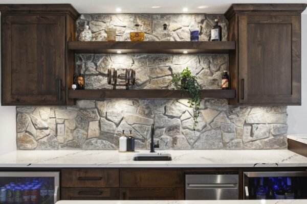 WetBar Kitchen Denver Dark Wood